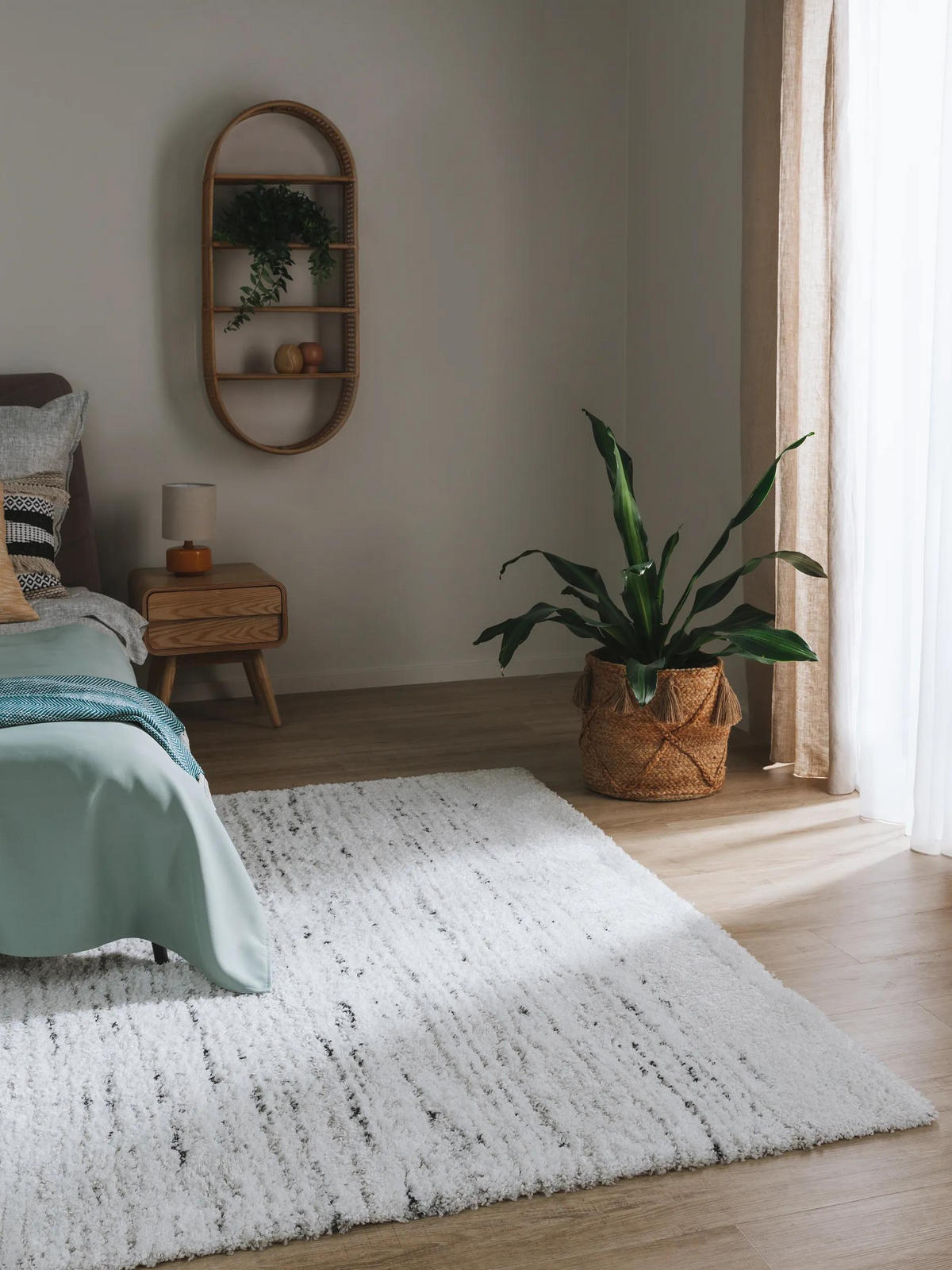 HOCHFLORTEPPICH Gobi Cream/Grau 240x340 cm - Creme, Textil (240/340cm) - benuta Nest