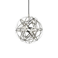 LED-HÄNGELAMPE Atom Chrom Ø 30cm - Chromfarben, Metall (30/30/30cm) - s.luce