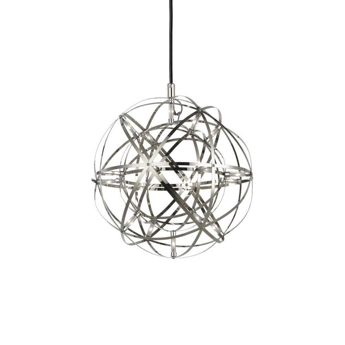 LED-HÄNGELAMPE Atom Chrom Ø 30cm - Chromfarben, Metall (30/30/30cm) - s.luce
