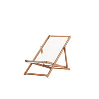 SONNENLIEGE PEACHY Weiß 57x105x80 cm - Weiß, Holz (57/80/105cm) - FURNLUX