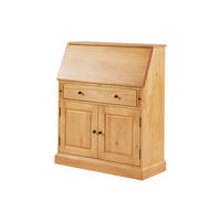 SEKRETÄR - MDF & Kiefernholz - Eichefarben - CLEORE - Naturfarben, Holz (40/93/110.8cm) - Vente-Unique