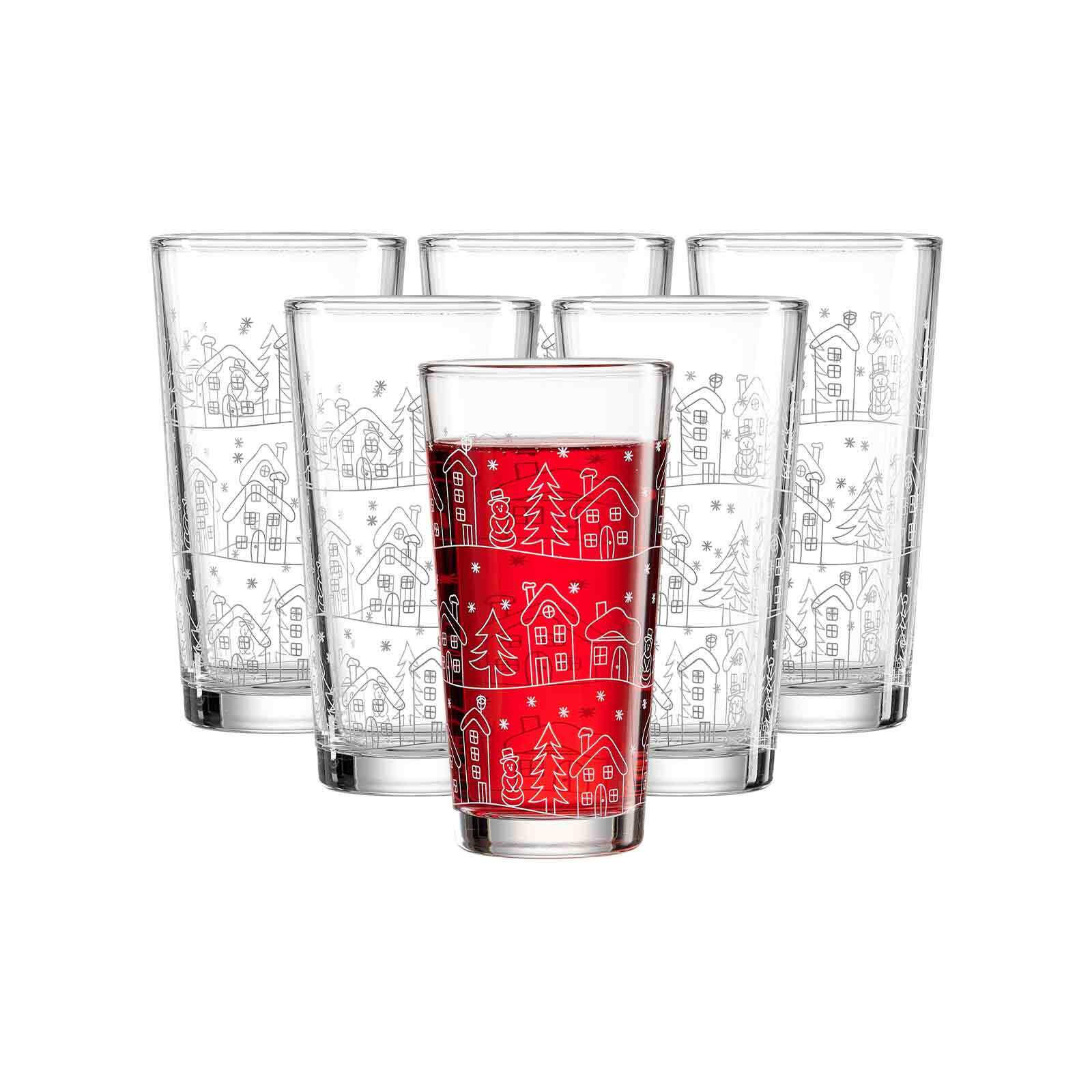 TRINKGLÄSER Winter transparent 380 ml 6er Set - Transparent, Glas (0.38L) - Ritzenhoff Breker