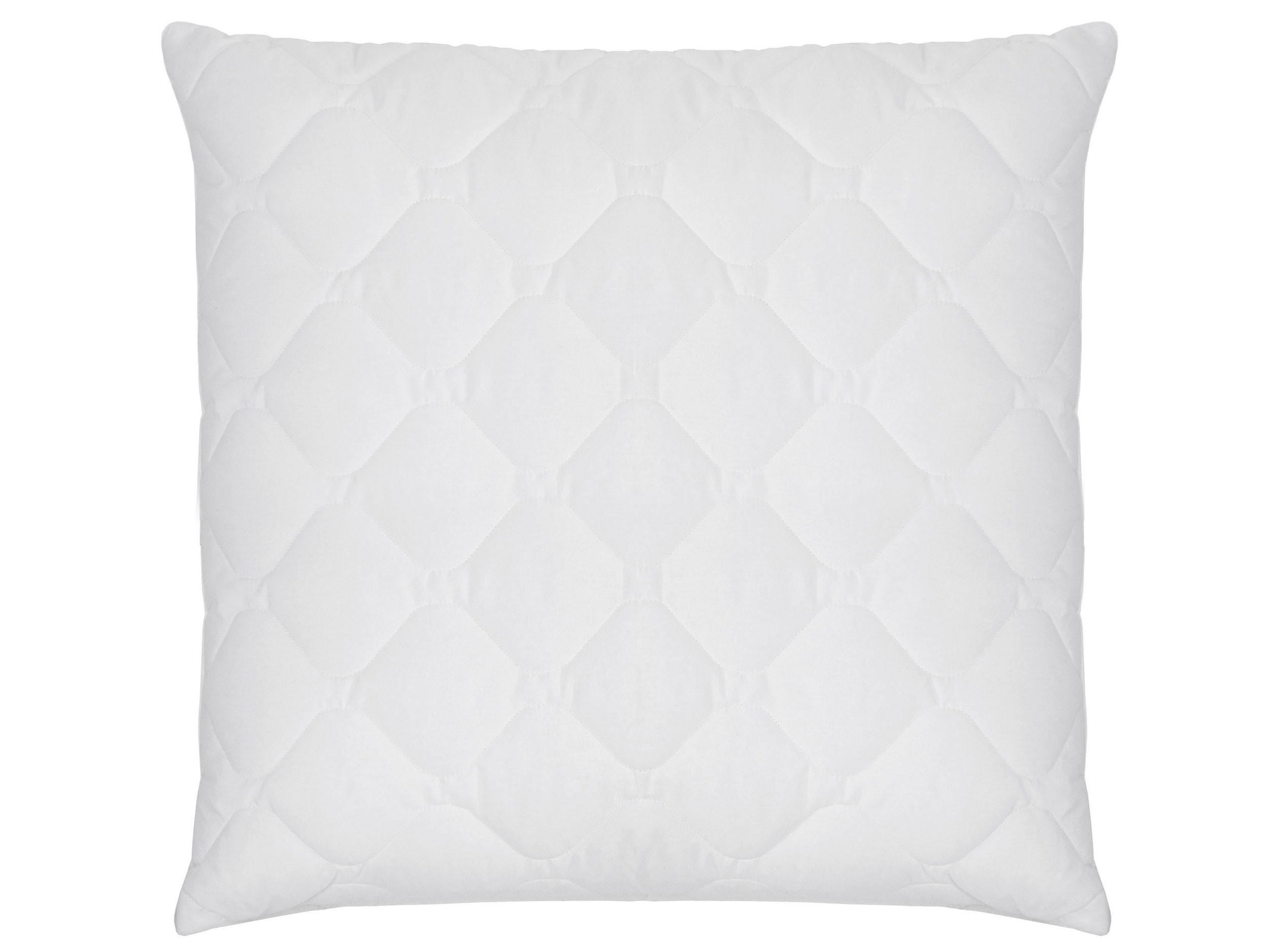 KOPFKISSEN, 80x80 cm, 100% Polyester-Hohlfaser Füllung, Weiß - Weiß, Textil (80/80cm) - Zollner