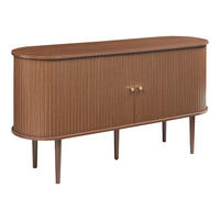 SIDEBOARD Mapia - Walnussfarben, Holzwerkstoff (140/75/40cm) - [en.casa]