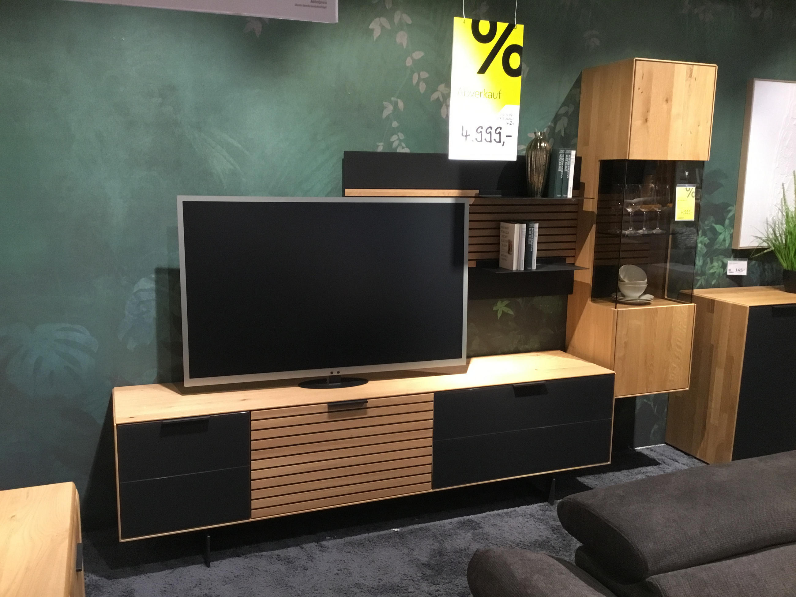 Wohnwand VEROLO inkl.Sideboard - Valdera
