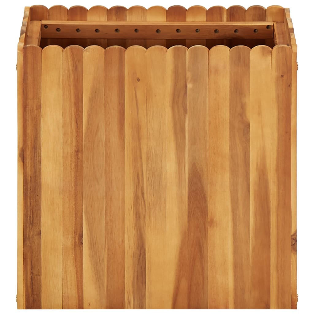 GARTEN-HOCHBEET 50 x 30 x 50 cm Massivholz - Braun, Holz (50/50/30cm)