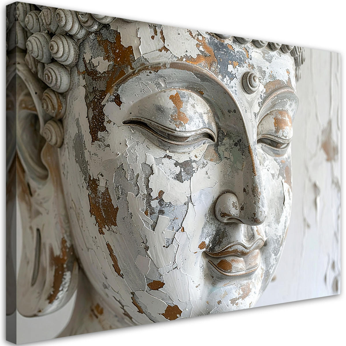 LEINWANDBILD Zen und Orientalisch 100x70cm - Weiß, Textil (100/70cm) - Feeby