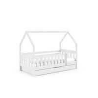HAUSBETT LENA Weiß 198x86x125 cm - Weiß, Holz - FURNLUX