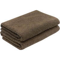 DUSCHTÜCHER, 2er-Set, 70x140 cm, 100% Baumwolle, Braun - Braun, Textil (70/140cm) - Zollner