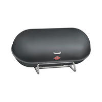 BROTKASTEN Schwarz 44.3/23/21 cm 8012208 - Schwarz, Metall (23/21/44.3cm) - Wesco