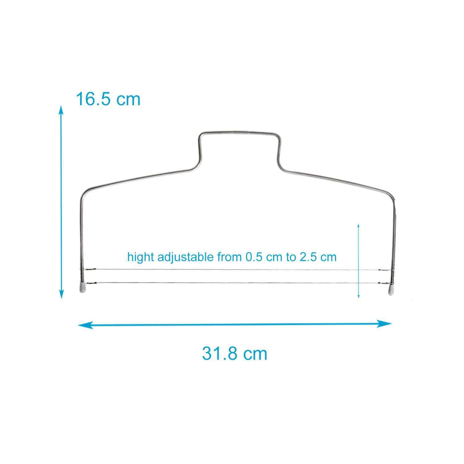 TORTENSCHNEIDER Kuchenschneider - Silberfarben, Metall (31.8cm) - Intirilife