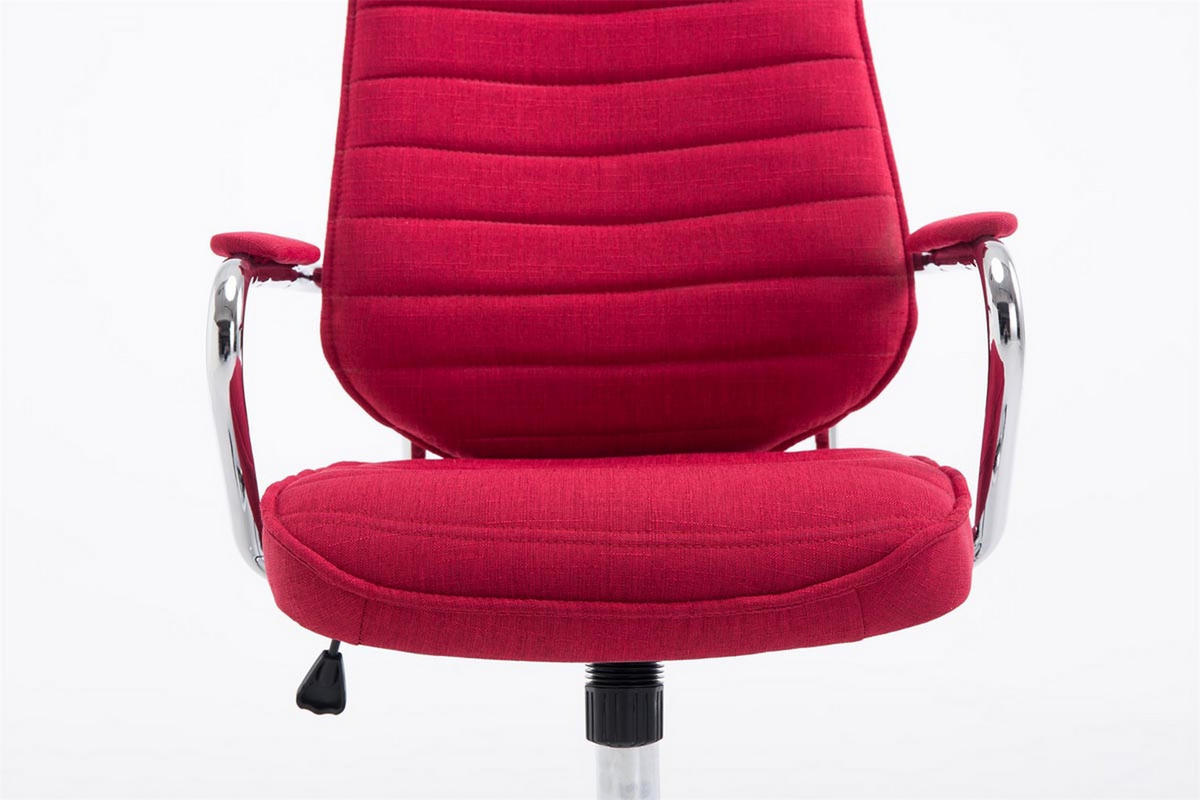 BÜROSTUHL Rocket Stoff Rot - Rot, Textil/Metall (60/128/67cm) - TPFLiving
