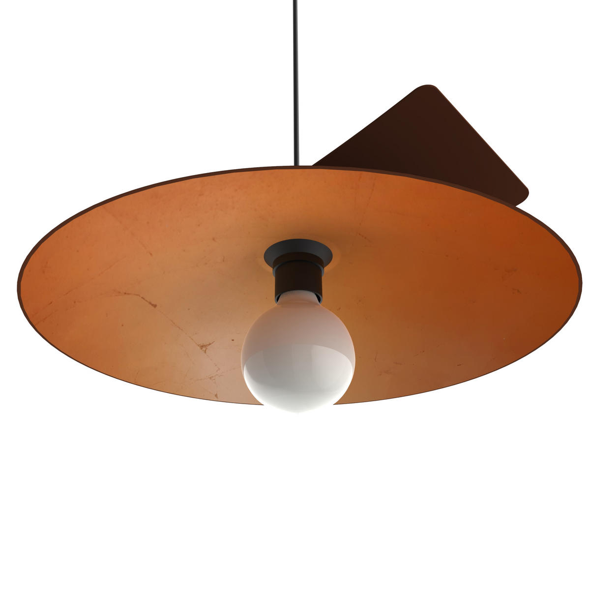 HÄNGELEUCHTE Miller D40 - Braun, Metall (40/34/9cm) - Lumicom