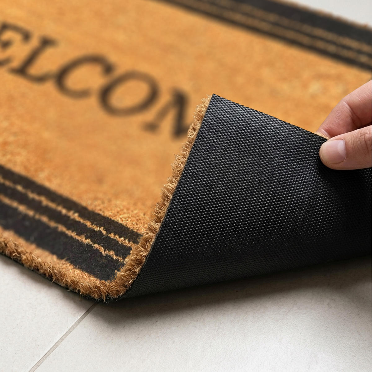 ROHOŽ - viacfarebná, textil/plast (60/40cm) - Relaxdays