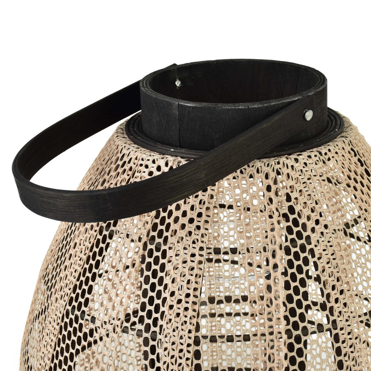 LATERNE Levi beige 11/25/54 cm Holz - Beige, Holz (11/54/25cm) - Mondex