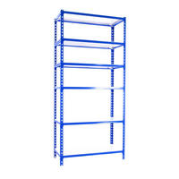 SCHWERLASTREGAL Giant Metal Shark HxBxT 250 x 120 x 40 cm Fachlast 200 kg Blau - Blau, Metall (120/250/40cm) - PROREGAL