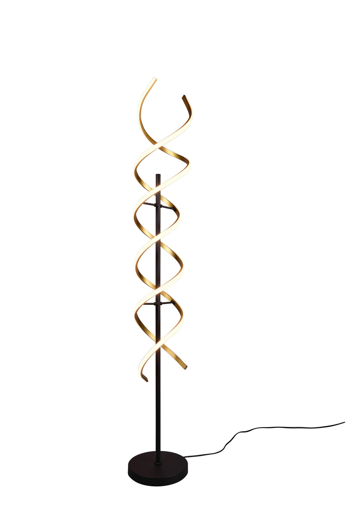 STEHLAMPE SEQUENCE - Gold - 23/23/150 cm - Goldfarben, Kunststoff (23/23/150cm) - Trio Leuchten