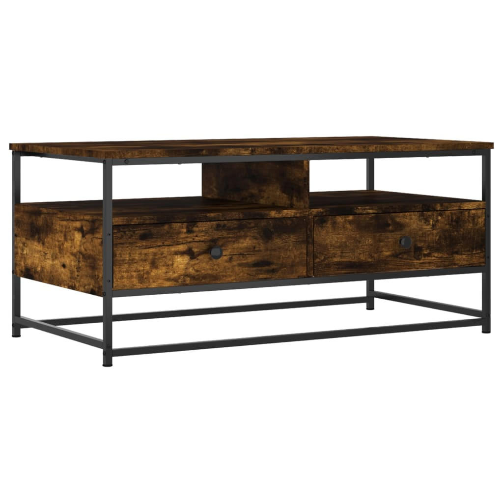 furnicato Couchtisch Mooreiche 100x45x51 cm