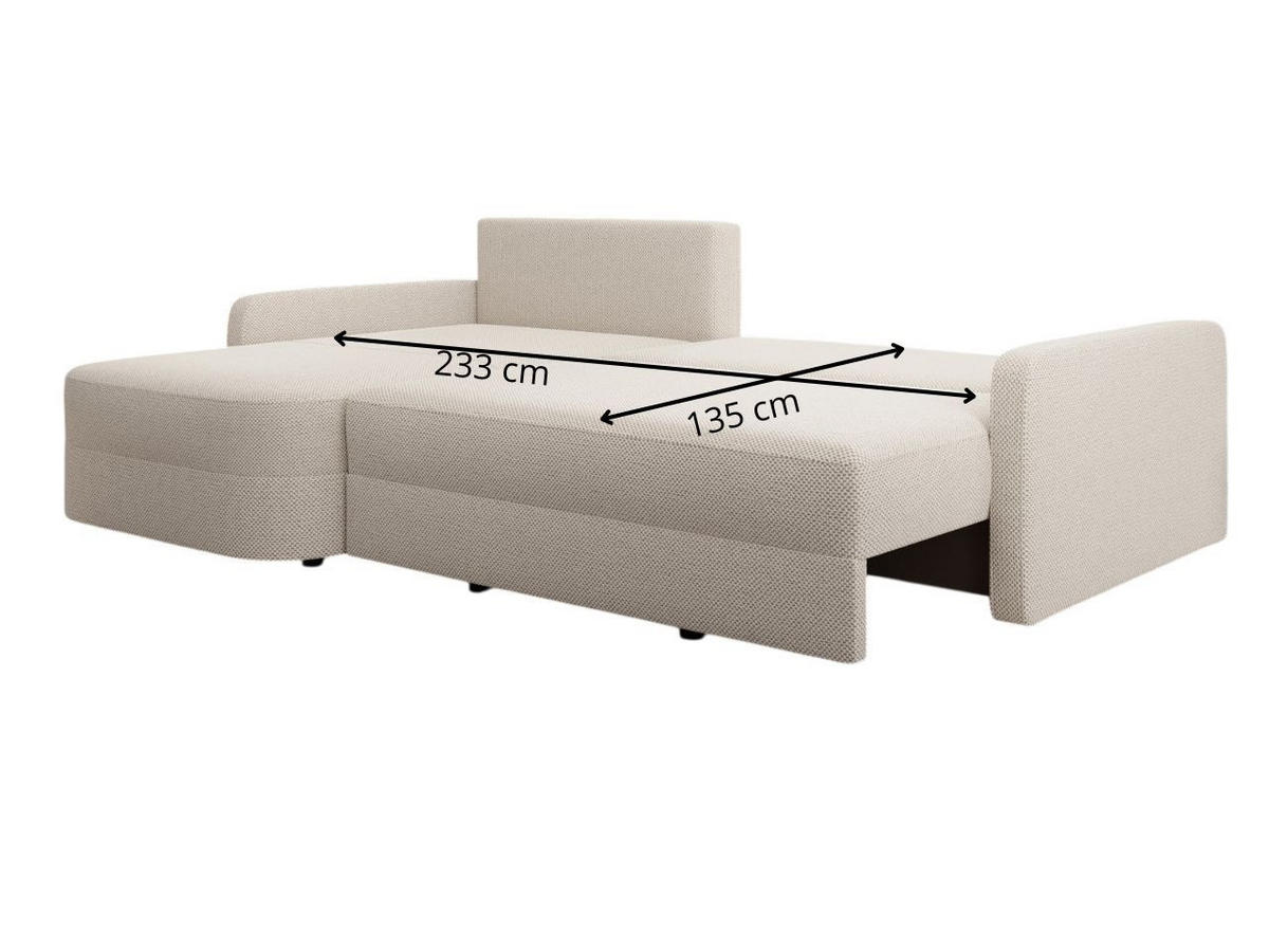 ECKSOFA Arvento Dunkelblau - Schwarz/Dunkelblau, Holz/Kunststoff (250/170cm) - Graingold