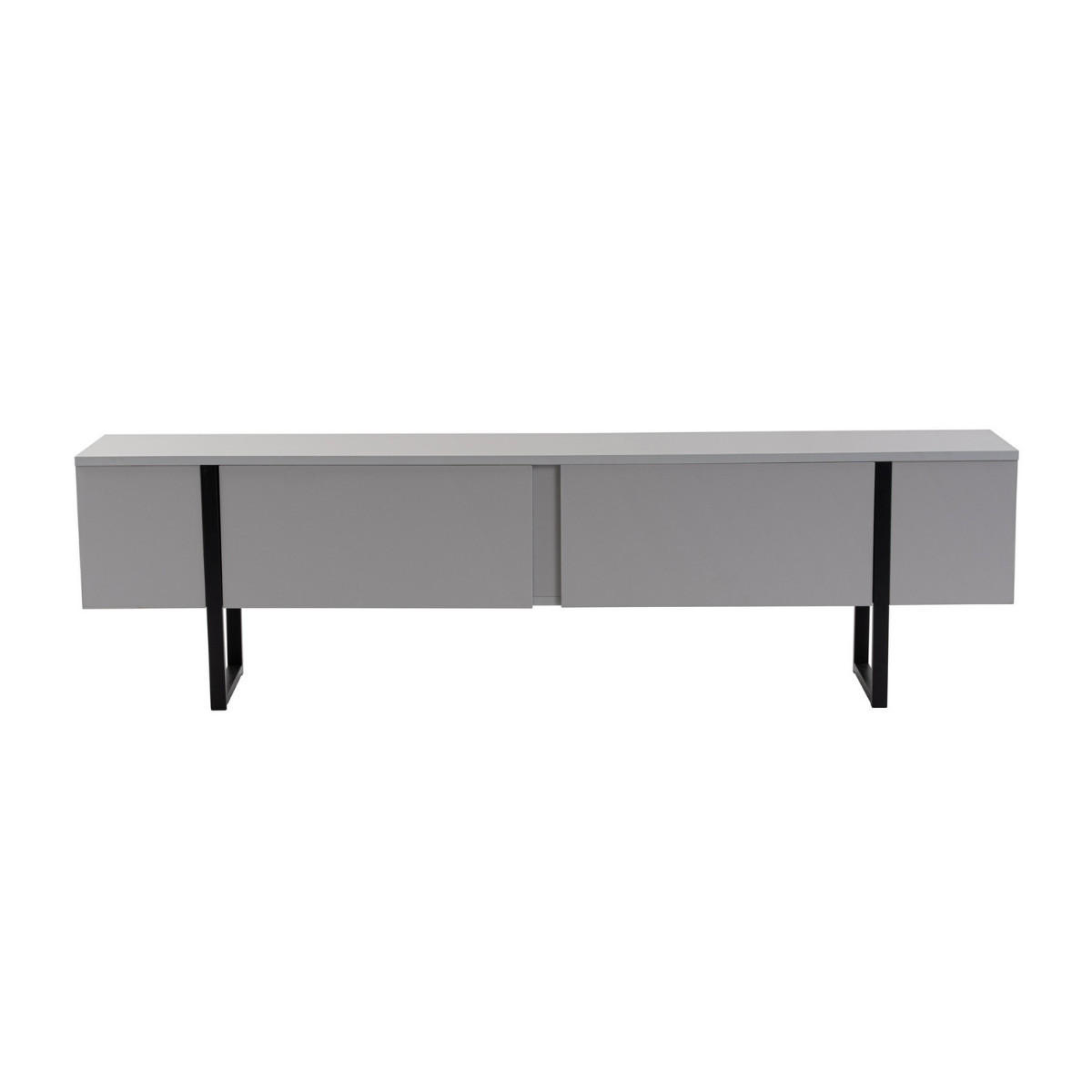 Calicosy Tv-Möbel Dunkelgrau 29.5x50x188 cm