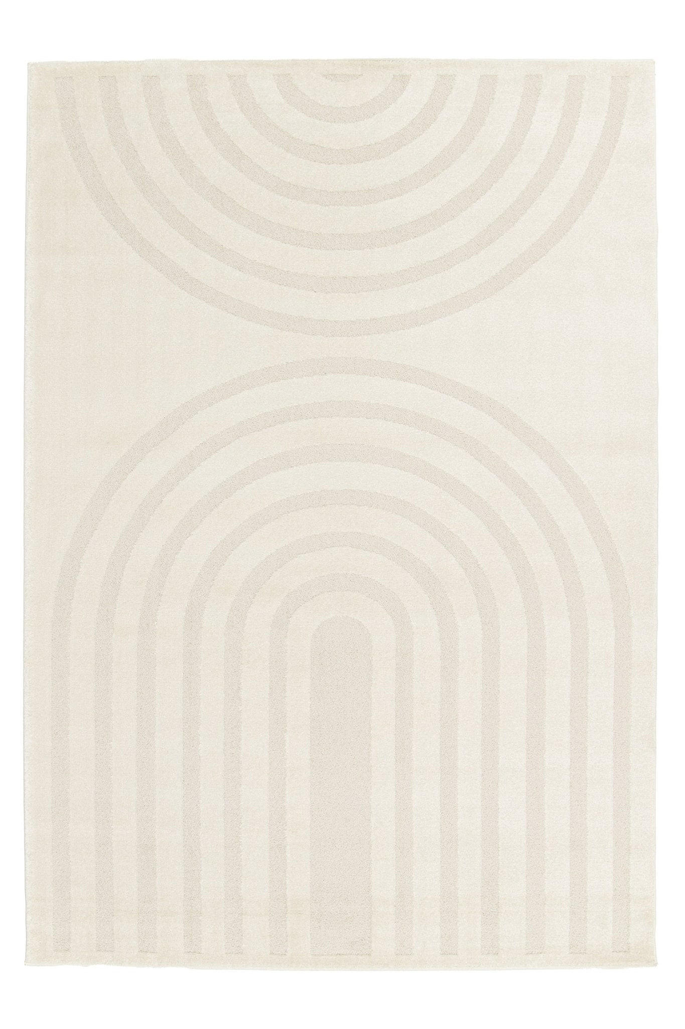 TEPPICH superweich grafisch beige - Beige, Textil (160/230cm) - AFK Living