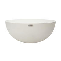 COUCHTISCH CHRONOS Mittel aus Beton 87 x 87 x 35 cm - Creme, Naturmaterialien (87/87/35cm) - Elementi