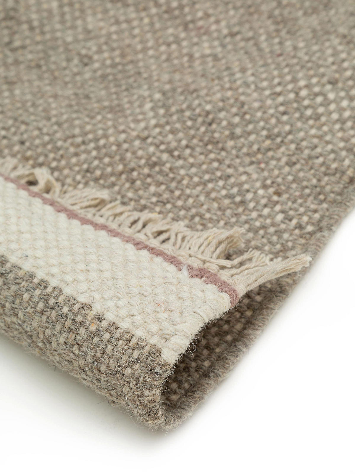 WOLLTEPPICH-LÄUFER Karla Grau 70x200 cm - Grau, Textil (70/200cm) - benuta Pop