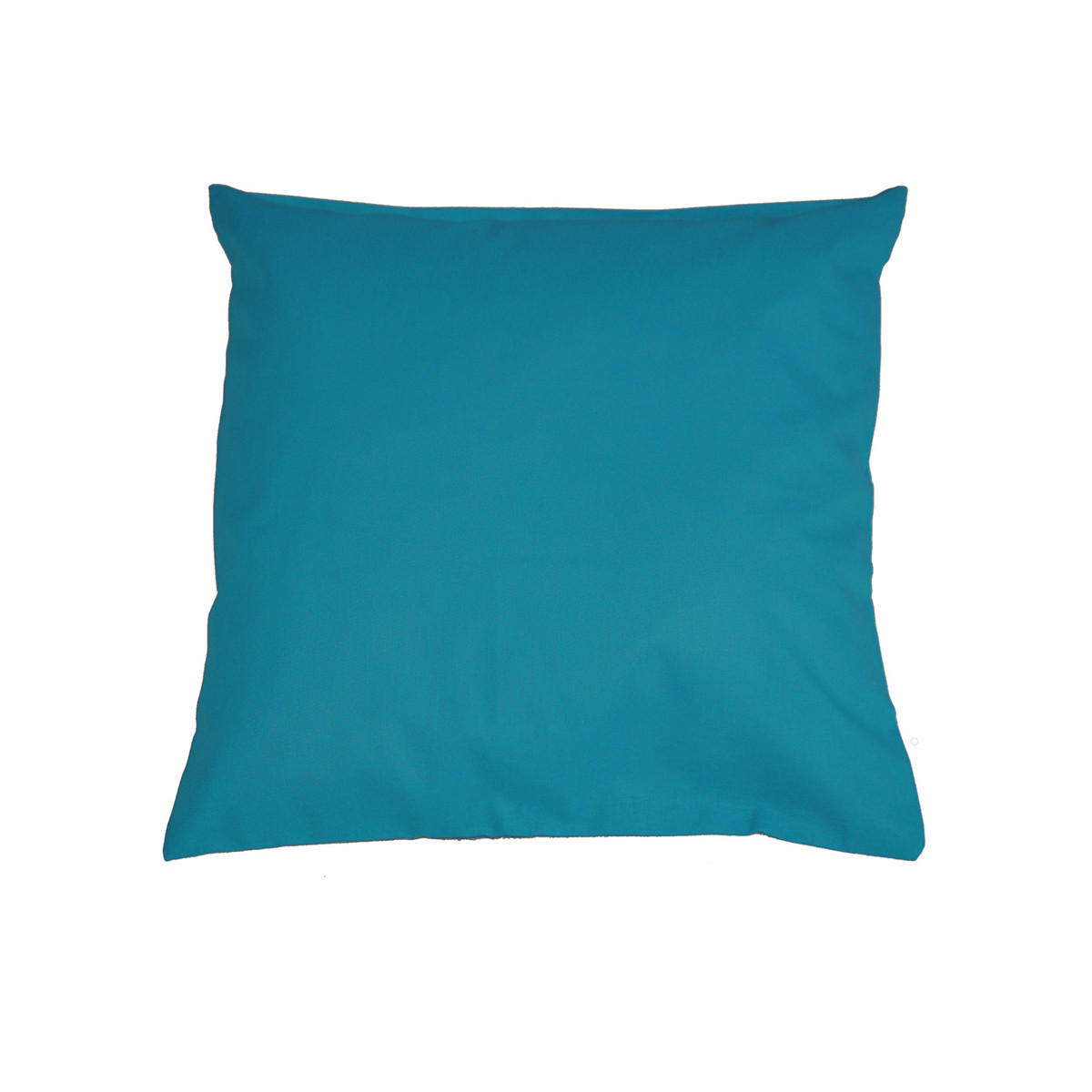 KISSENBEZUG Basic 100% Baumwolle petrol 40/40 cm - Petrol, Textil (40/40cm) - beties Heimtextil