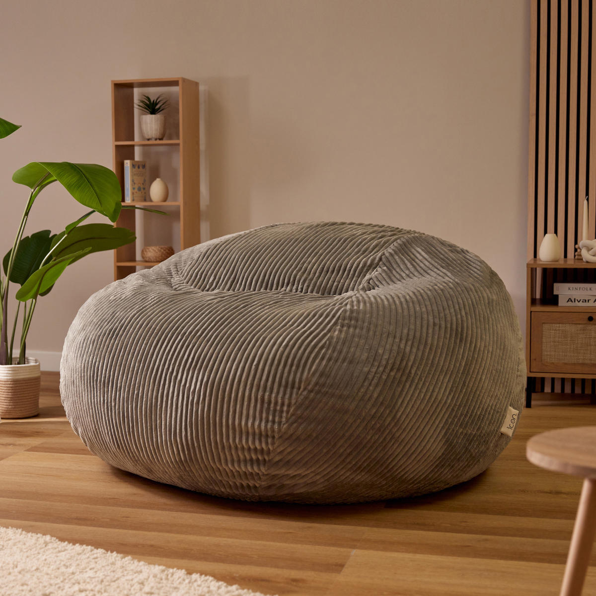 SITZSACK Nimbus - Grau, Textil (127/65/115cm) - icon