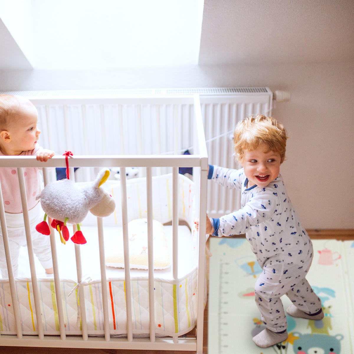 IGRALNA podloga - večbarvno, umetna masa/tekstil (195/175cm) - Relaxdays