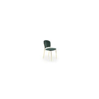 POLSTERSTUHL GLORIA 47/56/85 cm Grün/Gold - Goldfarben/Grün, Textil/Metall (47/85/56cm) - Lookway