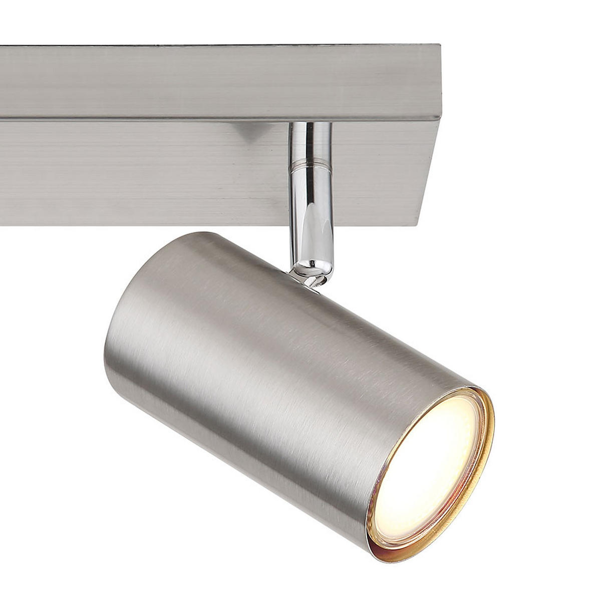 LED DECKENSTRAHLER Robby Metall Silber - Silberfarben, Metall (26/6/12cm) - Globo Lighting