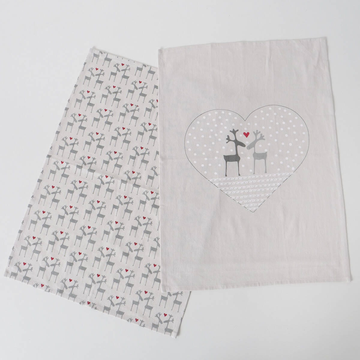 KÜCHENTÜCHER Lovelies 50/70 cm 2er-Set - Multicolor, Naturmaterialien (50/70cm) - Boltze Home