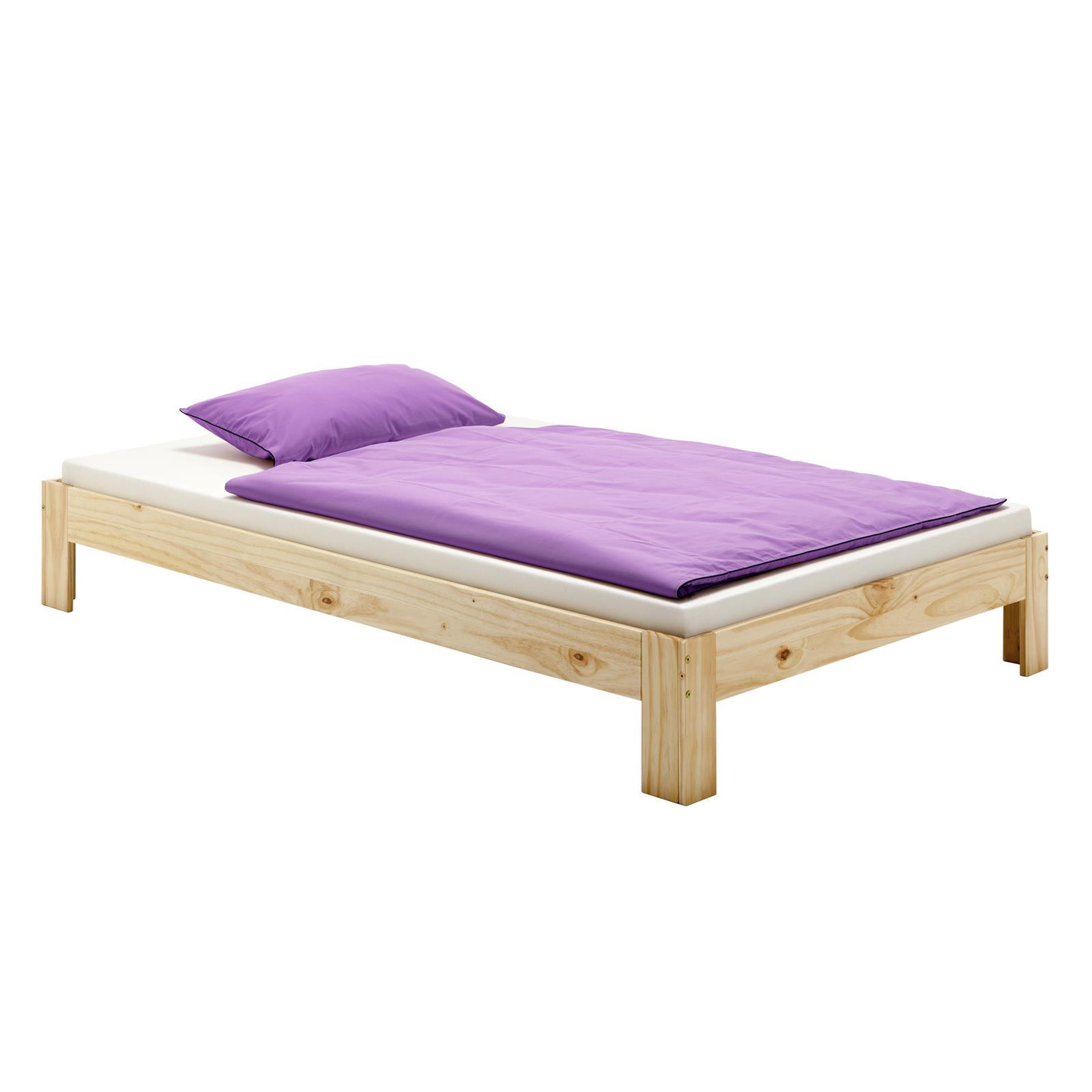 FUTONBETT THOMAS 140X200 CM - Naturfarben, Holz (140/200cm) - IDIMEX