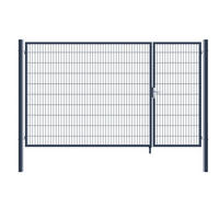 GARTENTOR ADITUS - Farbe: Anthrazit, Größe: 200 x 350 cm - Anthrazit, Metall (350/200cm) - Home Deluxe