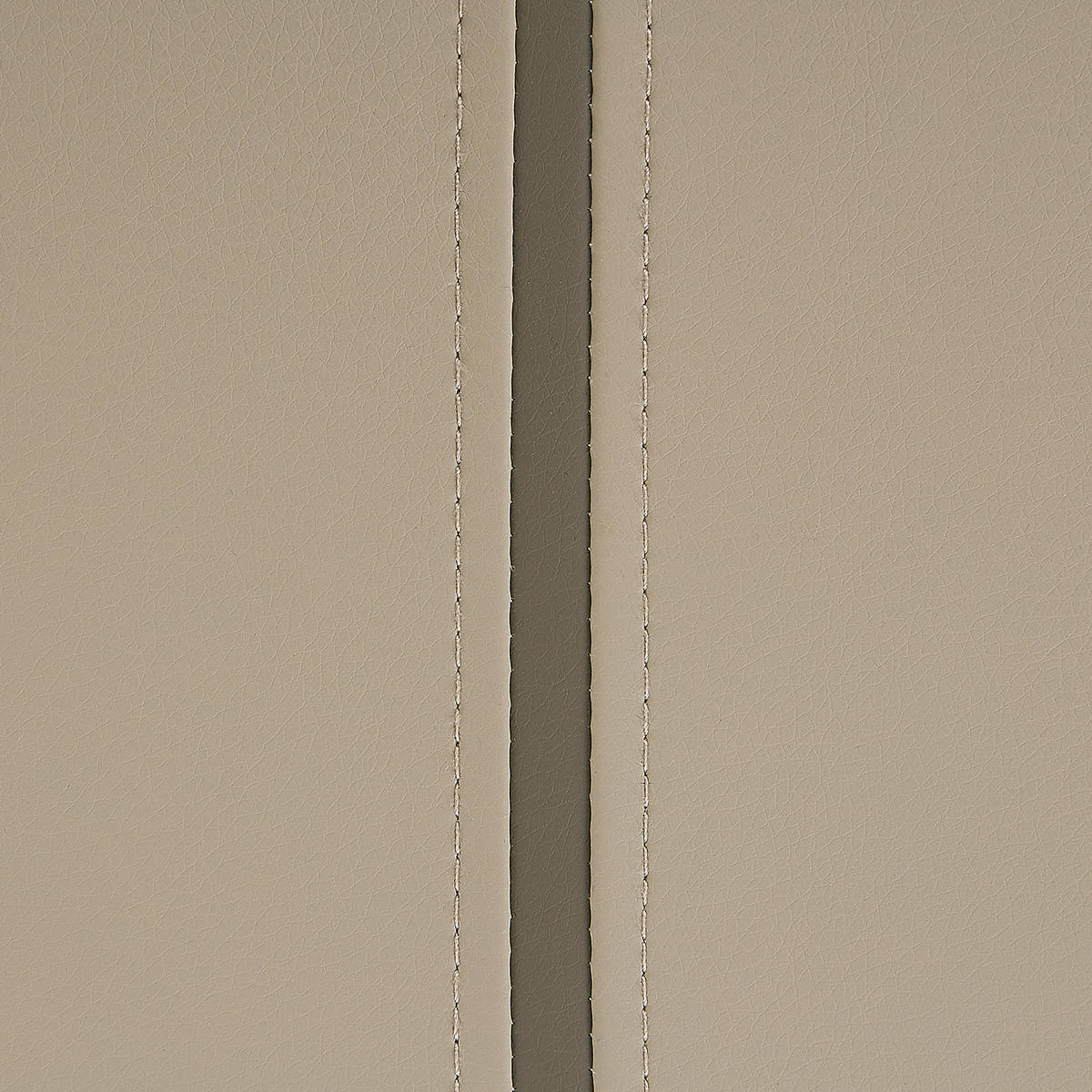 NACHTTISCH beige Kunstleder schwarze Metallbeine 41/48/56 cm Betin - Beige, Kunststoff/Textil (48/56/41cm) - Beliani