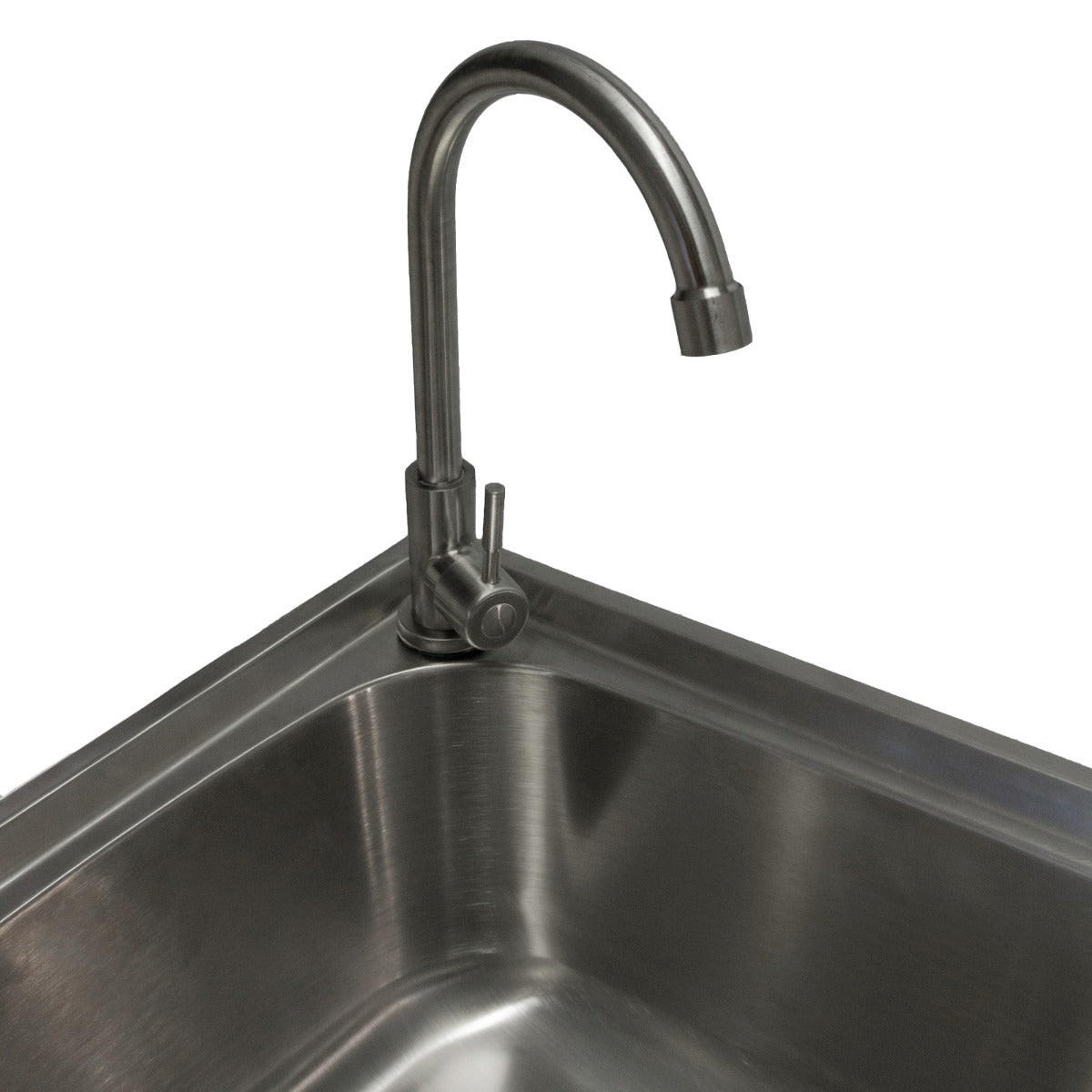 MEHRZWECK-CAMPING-SPÜLE EDELSTAHL - Silberfarben, Metall (60/79/45cm)