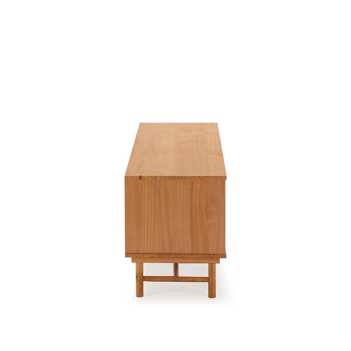 TV-ELEMENT Magnus 2 Schiebetüren Grau - Wildeiche, Holz (140/50/40cm) - VS Venta-stock