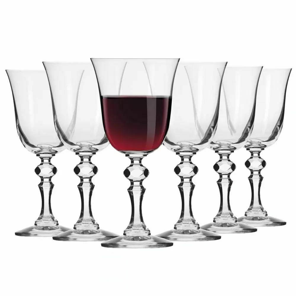 ROTWEINGLÄSER, 6er-Set, 250 ml - Transparent, Glas (0.25L) - Krosno Glass