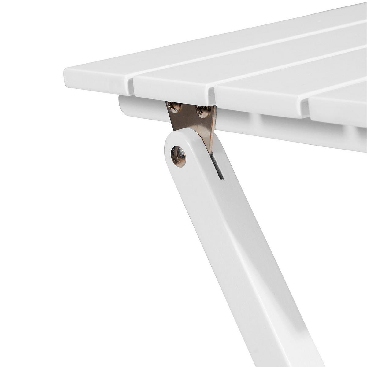 GARTENTISCH Lodge - Weiß, Holz (30/38/51cm) - Butlers