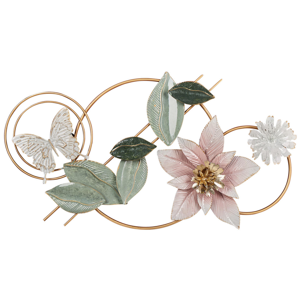 WANDDEKORATION Metall bunt Thorium - Multicolor, Metall (80/44/2cm) - Beliani