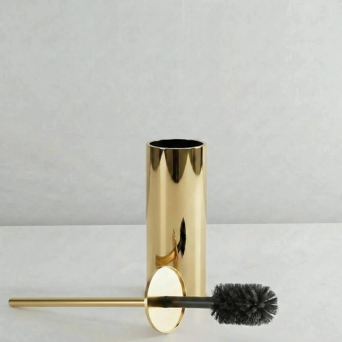 WC-BÜRSTEN Rea B106 Gold - Goldfarben, Metall (9/25.5/9cm) - REA