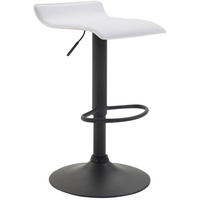BARHOCKER Dyn V2 63-84 cm weiß - Weiß, Leder (36/63/39cm) - furnicato