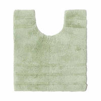 WC-VORLEGER Spa Supreme 50/55 cm, Baumwolle - Salbeigrün, Textil (50/55cm) - Homescapes