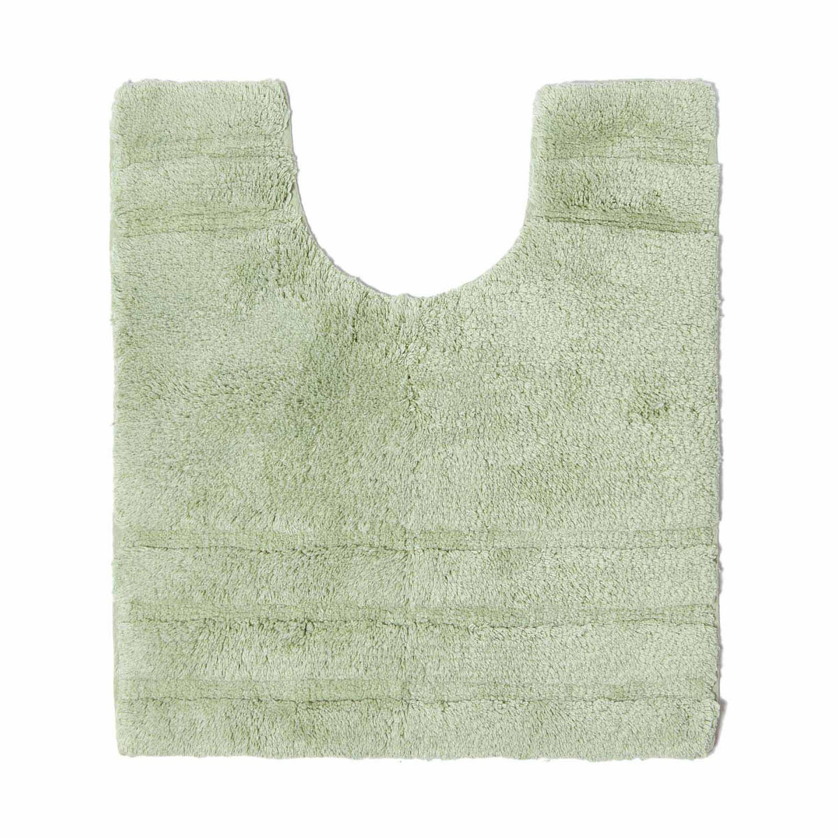 WC-VORLEGER Spa Supreme 50/55 cm, Baumwolle - Salbeigrün, Textil (50/55cm) - Homescapes