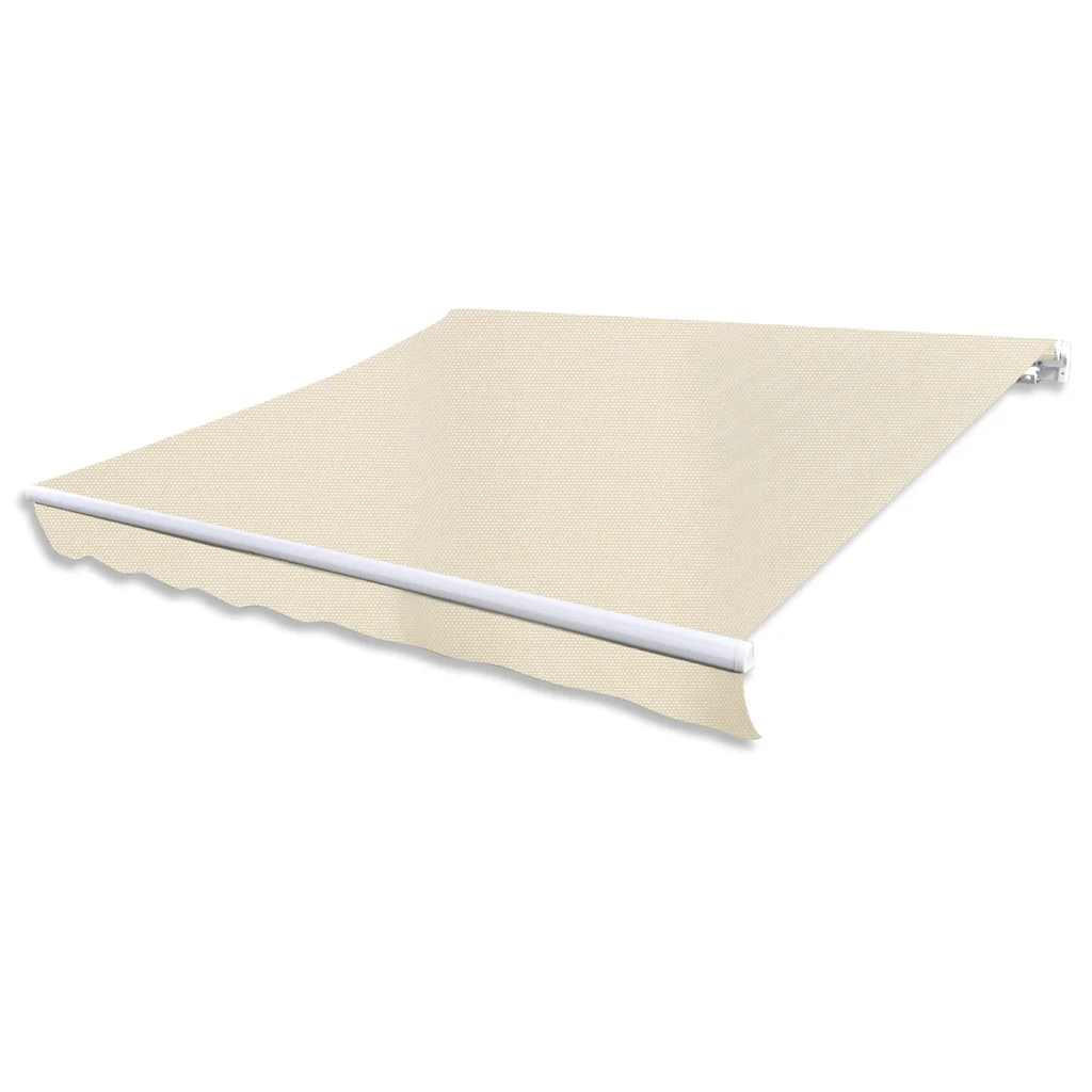 furnicato Gelenkarmmarkise Creme 300x250x250 cm