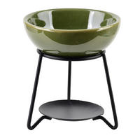 DUFTLAMPE Basic Grün 11/11/13 cm Keramik - Grün, Keramik (13cm) - Mondex