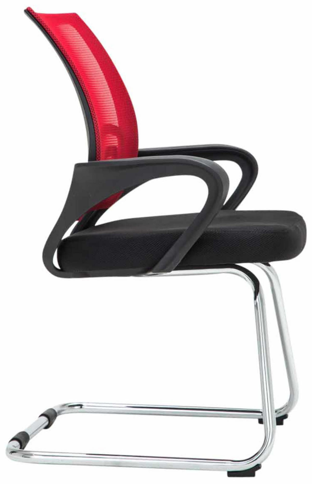 SCHWINGSTUHL 2er Set Stoff rot - Rot, Textil/Metall (59/91/53cm) - CLP