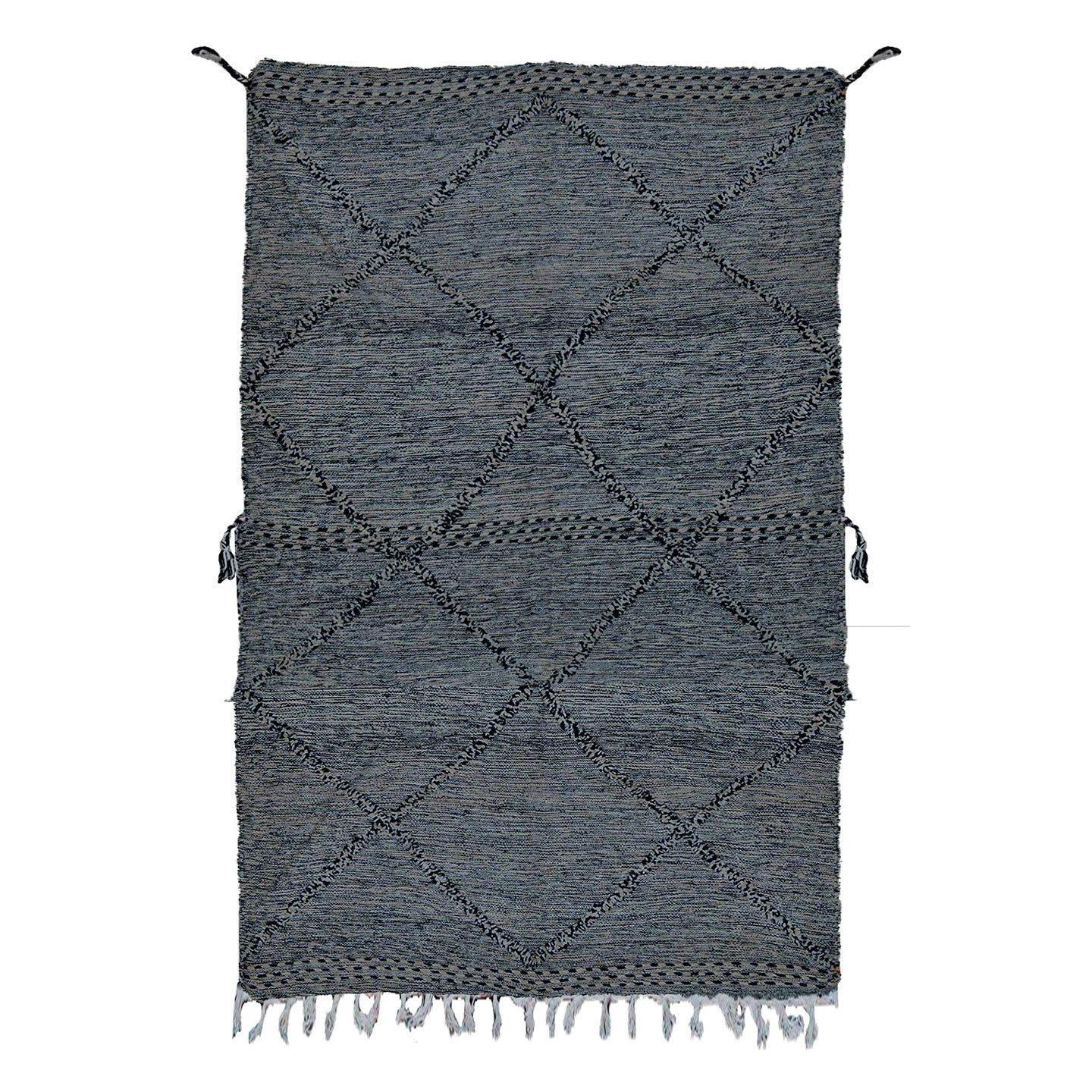 BERBERTEPPICH marokkanisch grau Souk grau - Grau, Naturmaterialien (250/350cm) - AFK Living