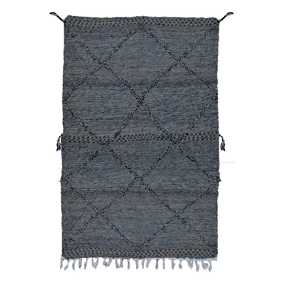 BERBERTEPPICH marokkanisch grau Souk grau - Grau, Naturmaterialien (250/350cm) - AFK Living